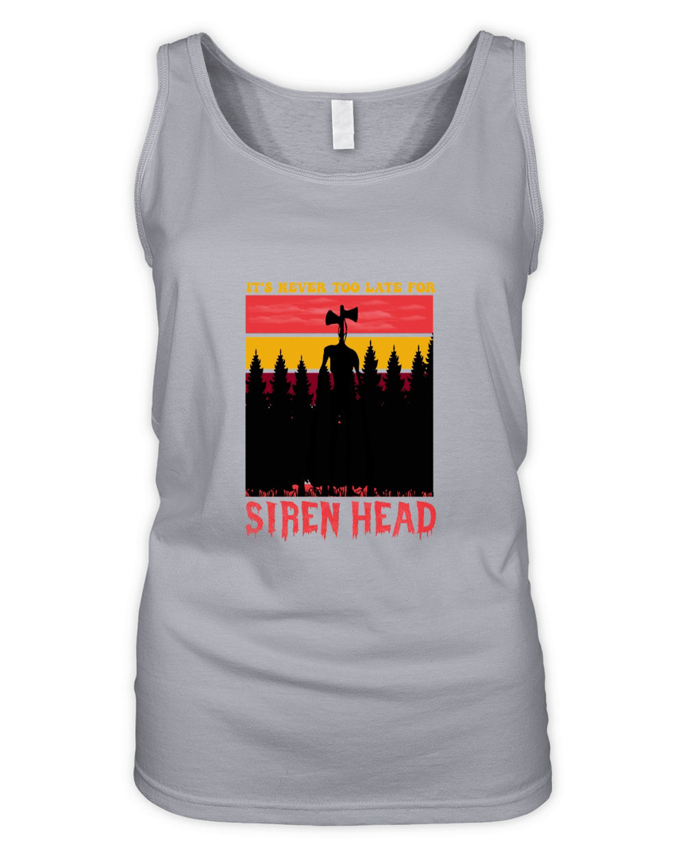Its never too late for Siren Head Organic Women's Tank Top