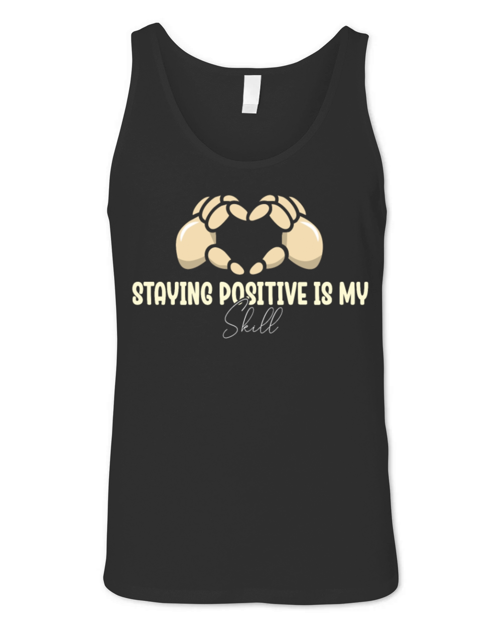 Staying Positive Is My Skill Unisex Jersey Tank