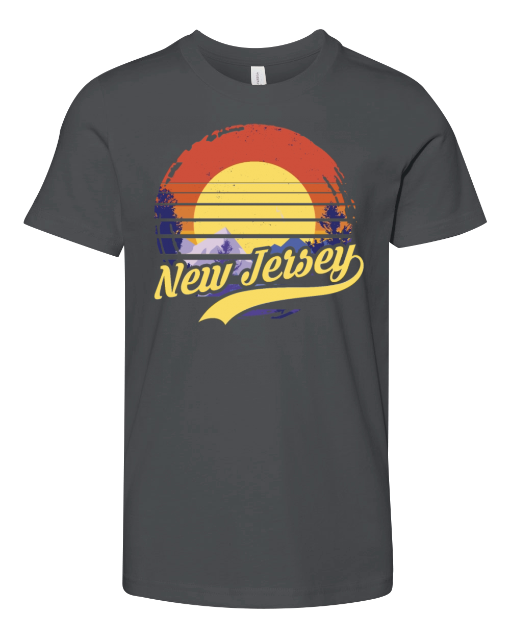 New Jersey Usa Staate Youth Unisex Jersey Tee