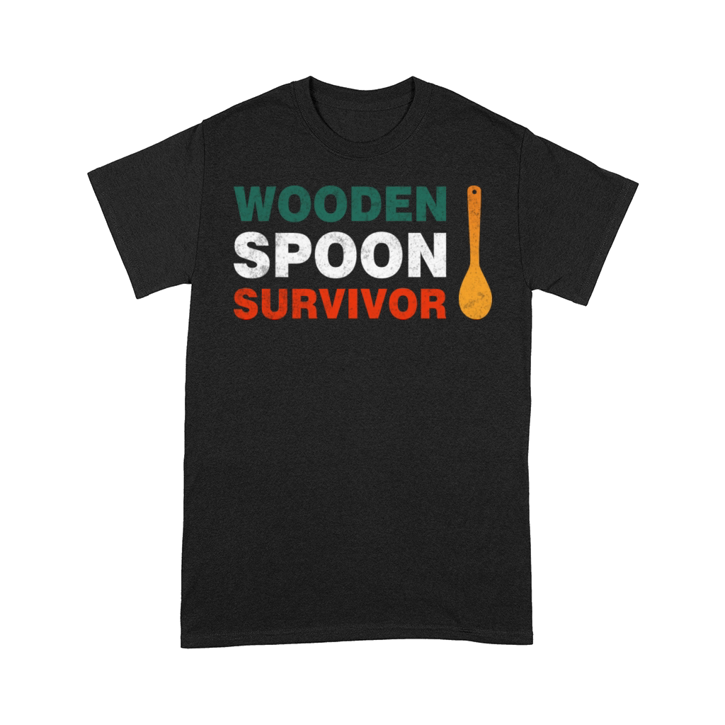 Wooden Spoon Survivor Funny Sayings Vintage Comfort T-shirt