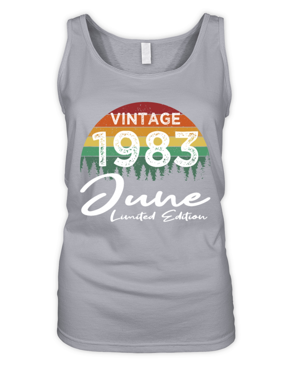 40th birthday june 1983 vintage 1983 Organic Women's Tank Top