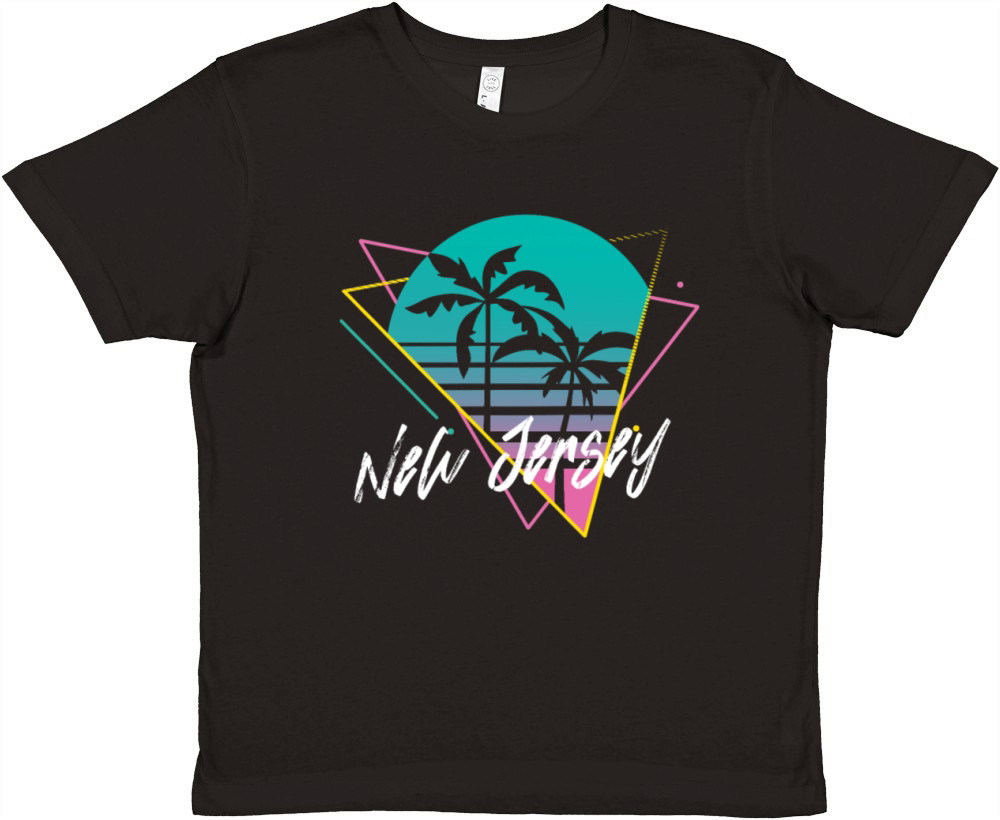 New Jersey Usa Staate Premium Kids Crewneck T-shirt