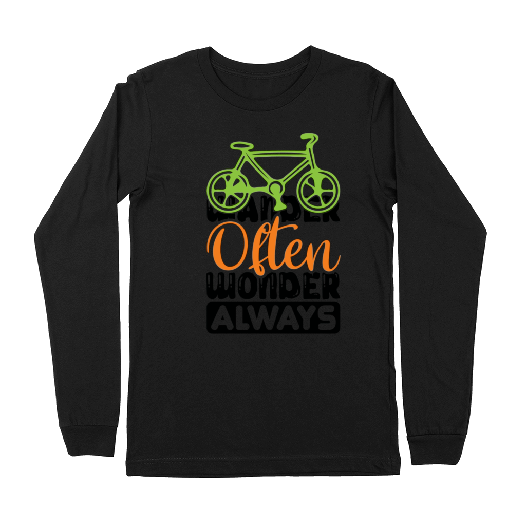 Wander Often Wonder Always Premium Long Sleeve