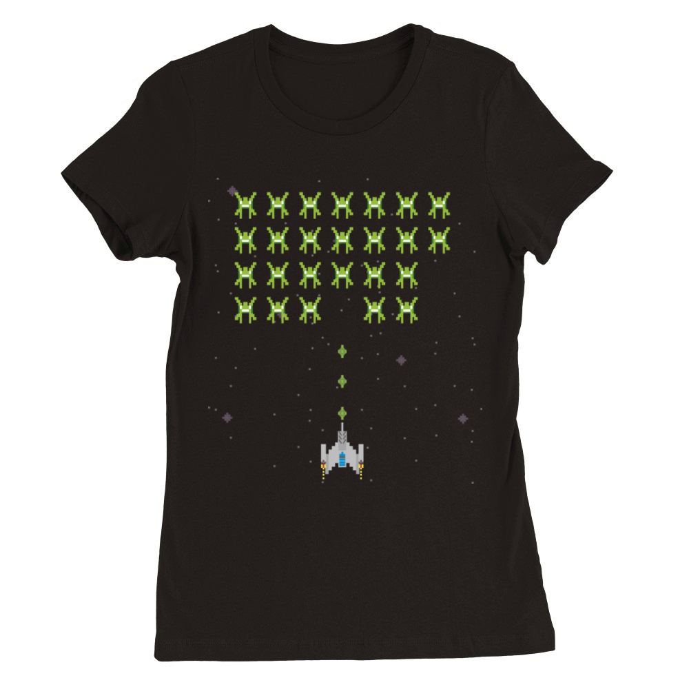 Space Fighters Premium Womens Crewneck T-shirt