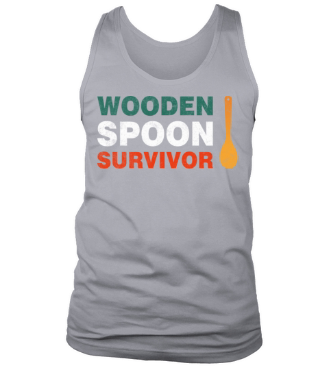 Wooden Spoon Survivor Funny Sayings Vintage Tank Top Unisex