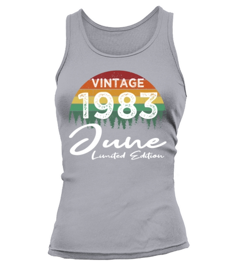 40th birthday june 1983 vintage 1983 Tank top Woman