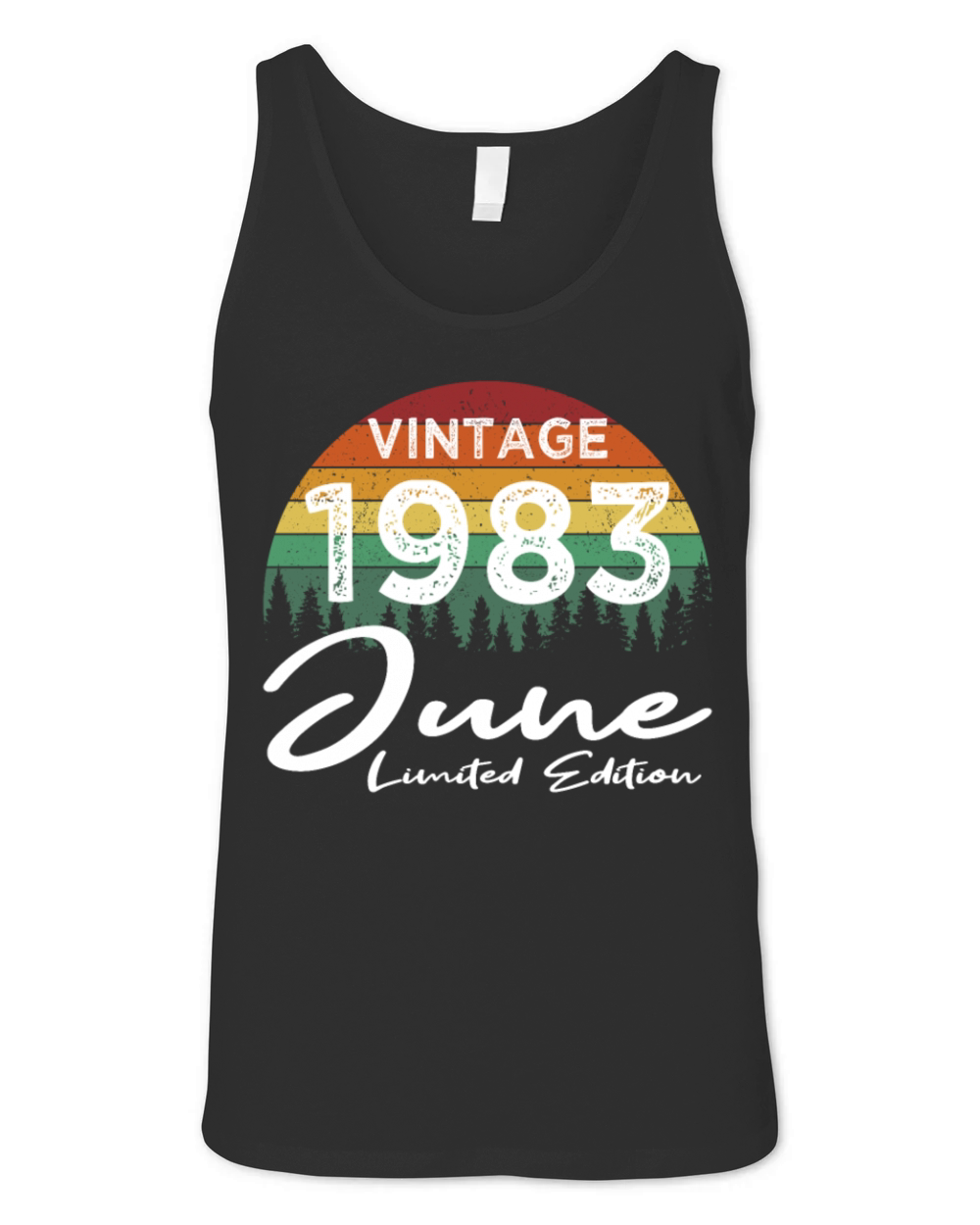 40th birthday june 1983 vintage 1983 Unisex Jersey Tank