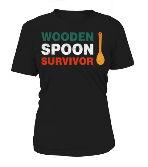 Wooden Spoon Survivor Funny Sayings Vintage Women's T-Shirt