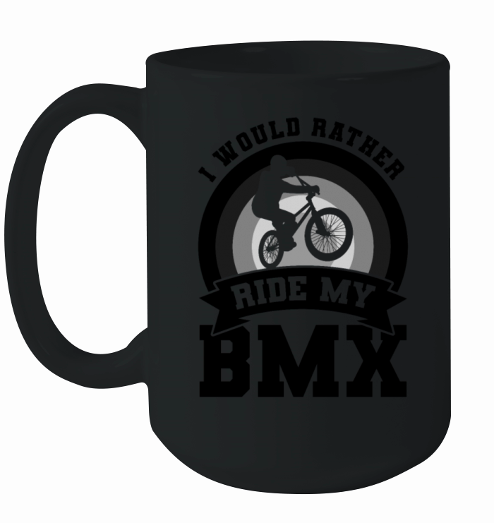 BMX Cyclist Quote Ceramic Mug