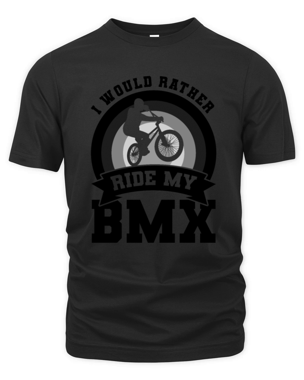 BMX Cyclist Quote Organic Unisex T-shirt