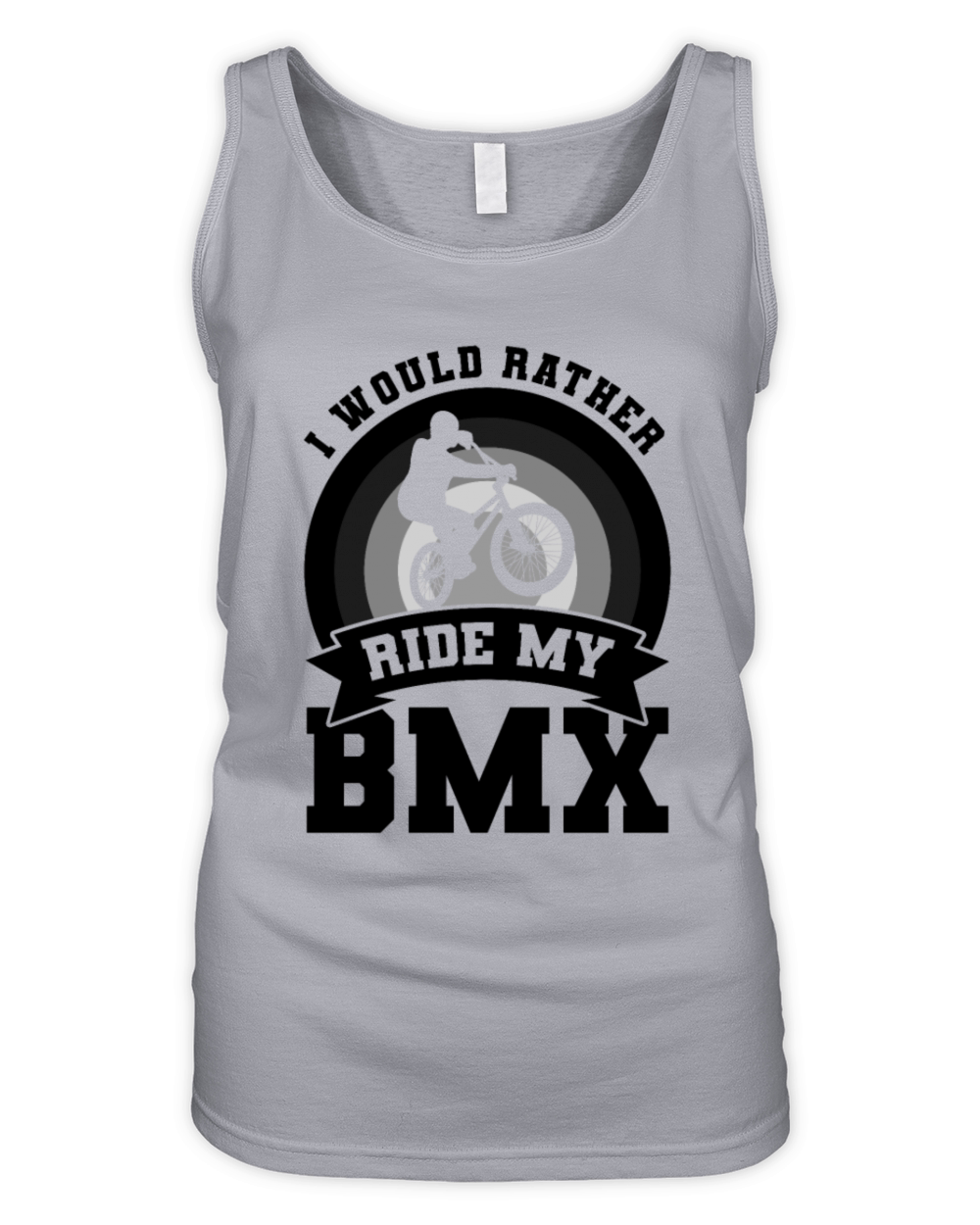 BMX Cyclist Quote Organic Women's Tank Top