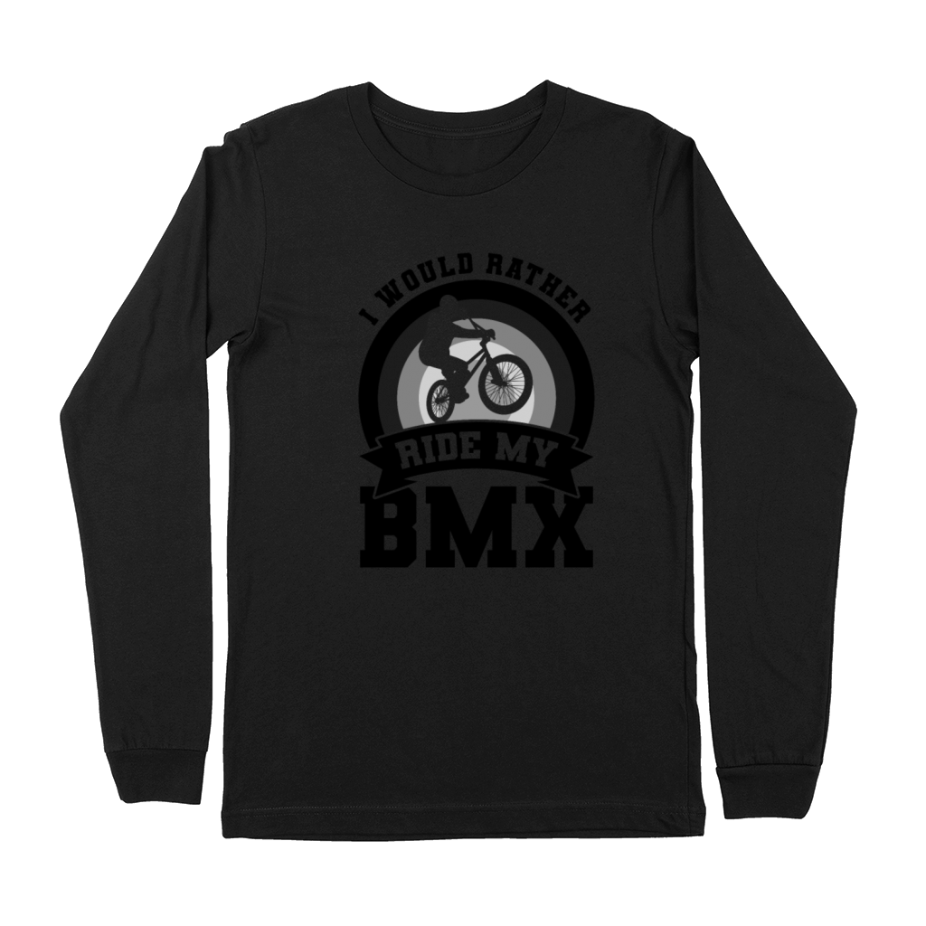BMX Cyclist Quote Premium Long Sleeve