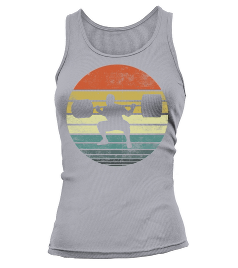 Powerlifting Weightlifting Retro Vintage Style Tank top Woman