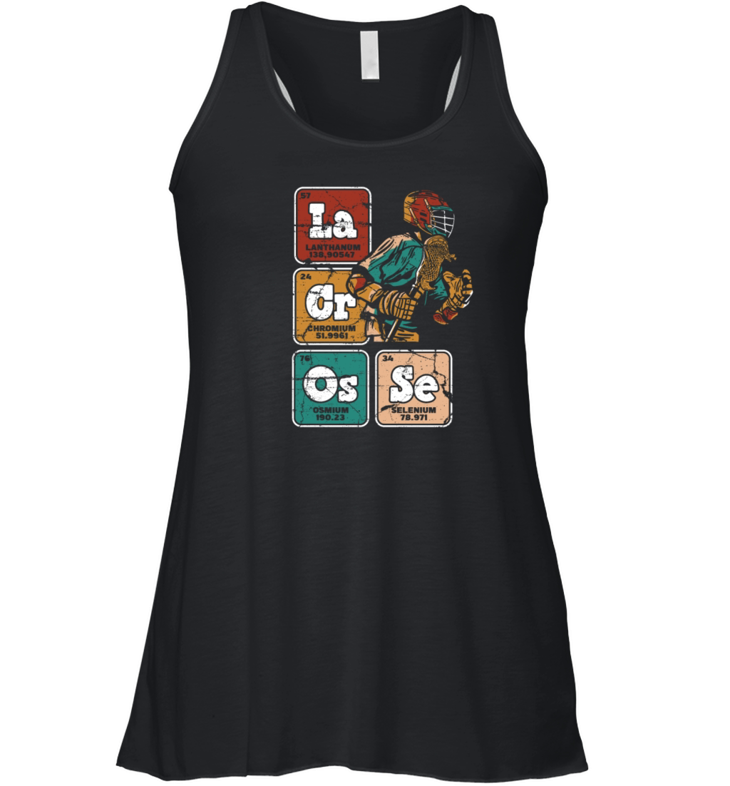 Lacrosse Periodic Table Of Elements Fan Mom Women's Flowy Tank Top