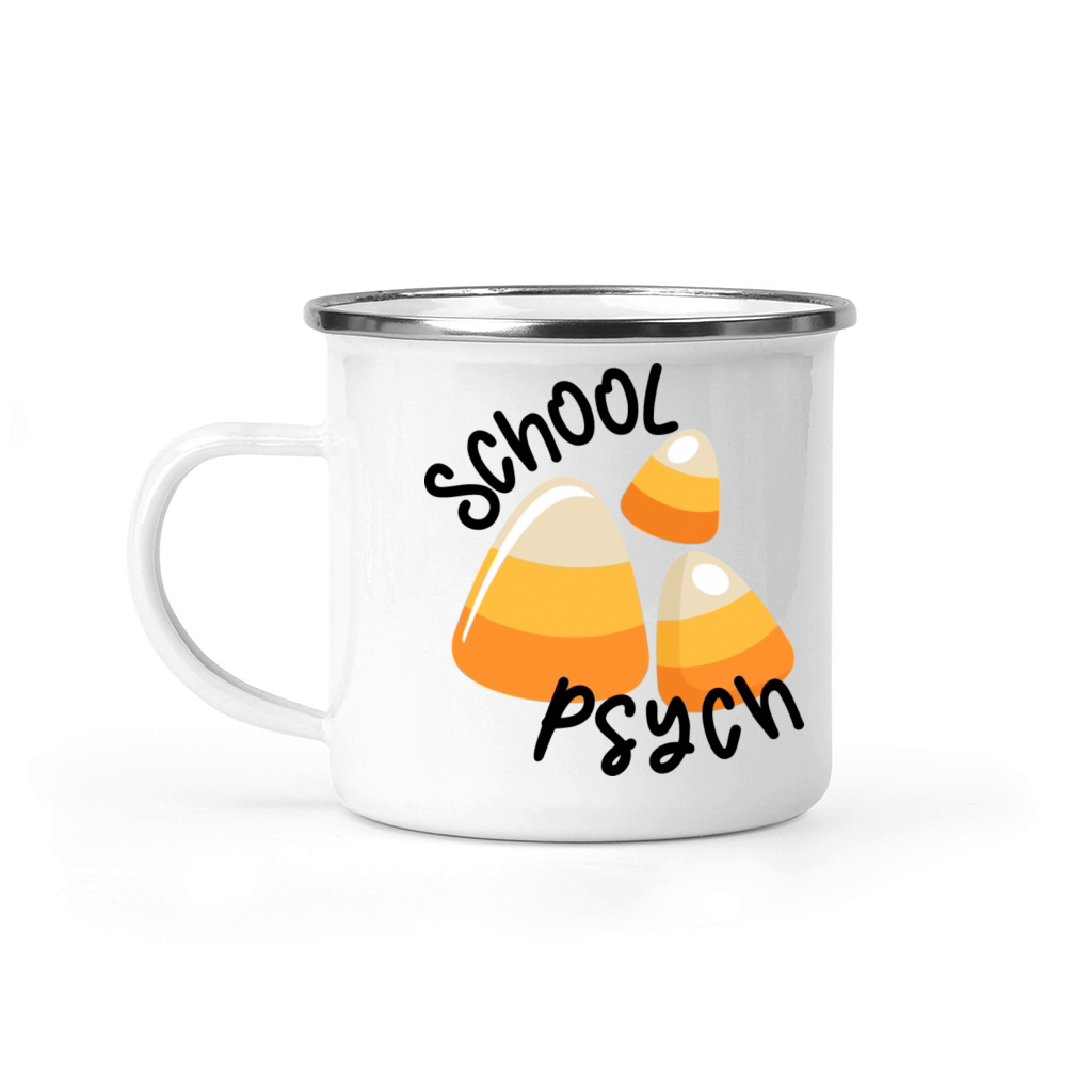 School Psychologist Halloween Camping Mug