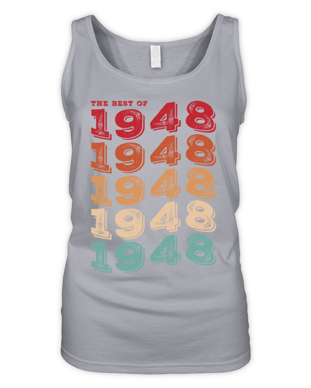 Vintage 1948 Gifts Legend for 75 Years Old - 75th Organic Women's Tank Top