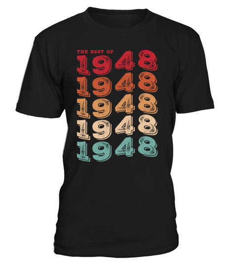 Vintage 1948 Gifts Legend for 75 Years Old - 75th T-Shirt Unisex
