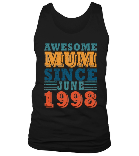 Mum June 1998 Year vintage Tank Top Unisex