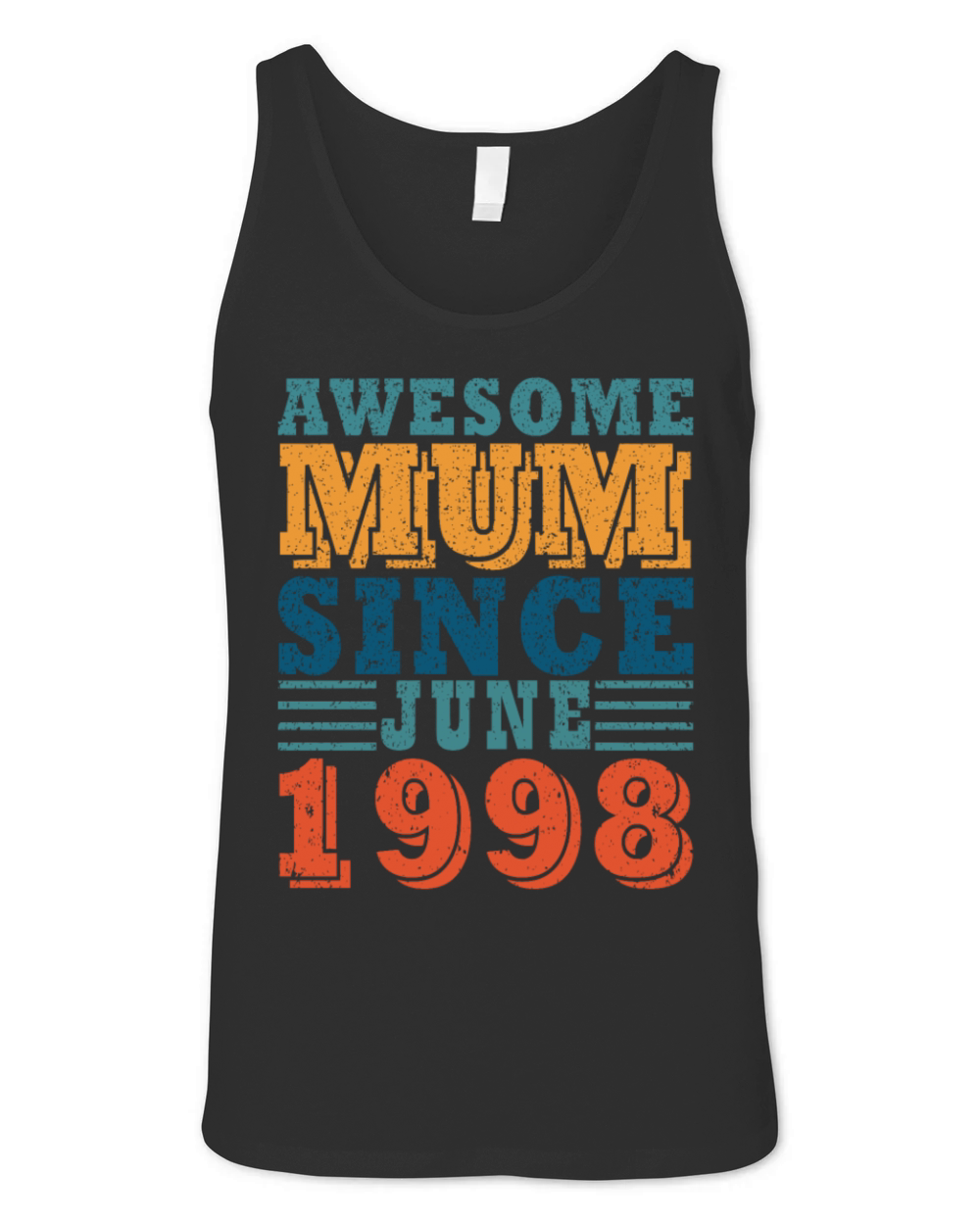 Mum June 1998 Year vintage Unisex Jersey Tank