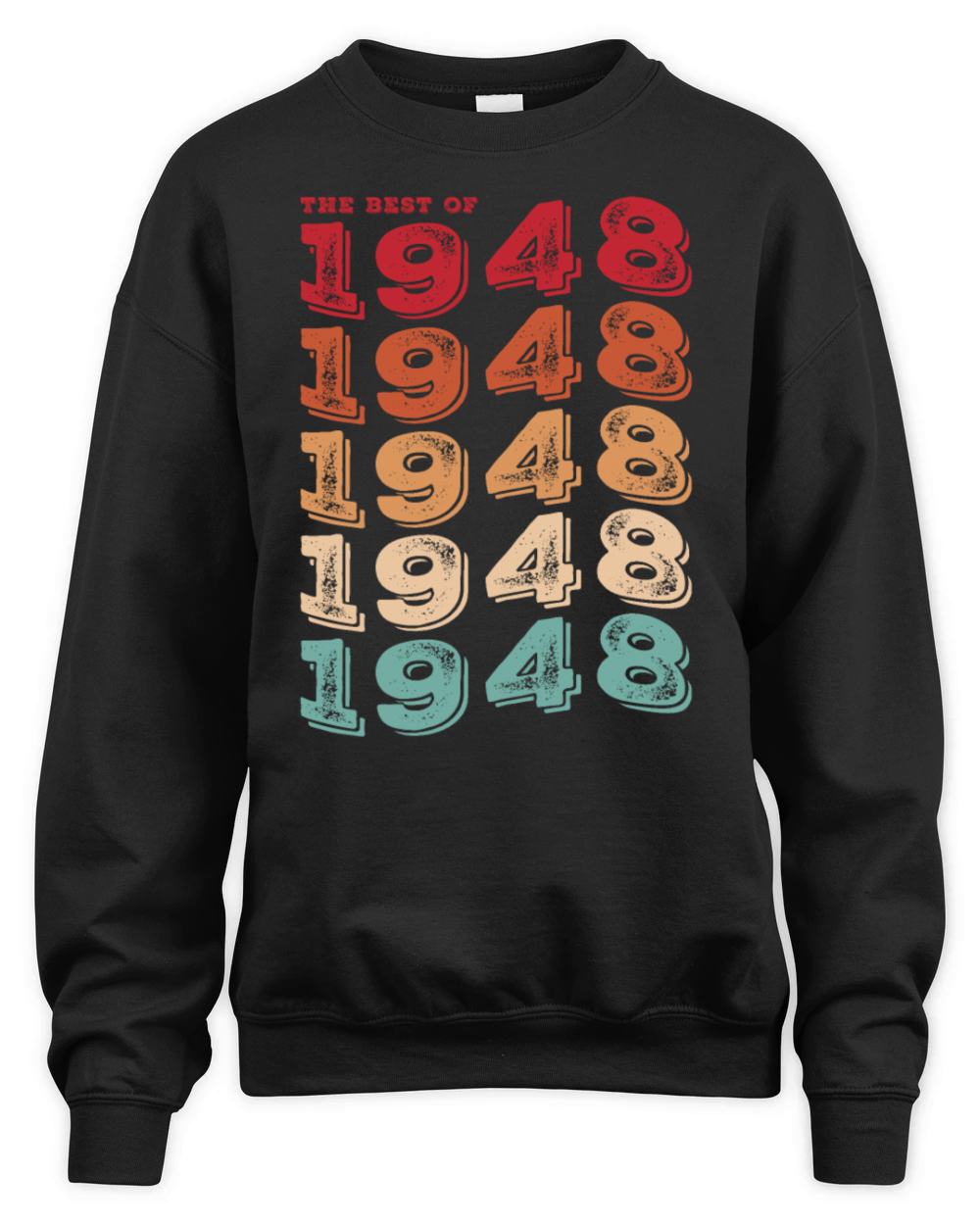 Vintage 1948 Gifts Legend for 75 Years Old - 75th Unisex Premium Crewneck Sweatshirt