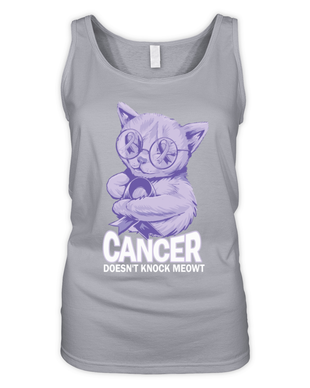 Cancer Doesnt Knock Esophageal Cancer Organic Women's Tank Top