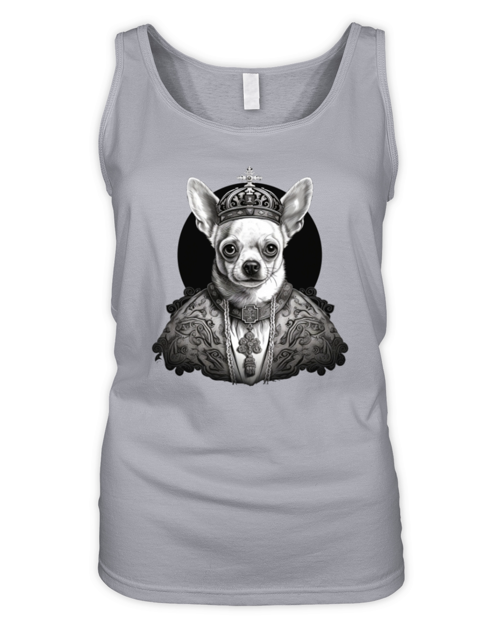 Chihuahua - Pope Dog Church Vatican Catholic Organic Women's Tank Top