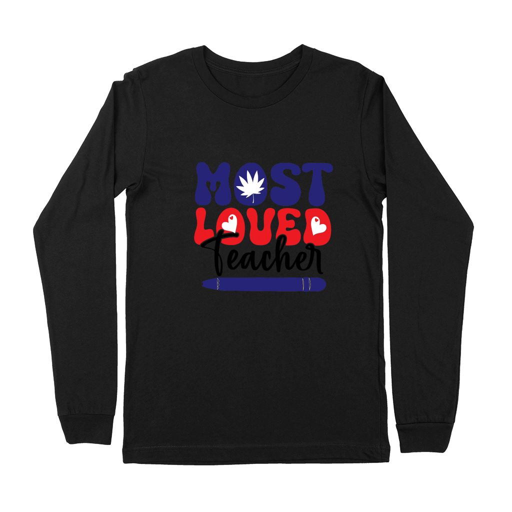 MOST LOVED TEACHER Premium Long Sleeve