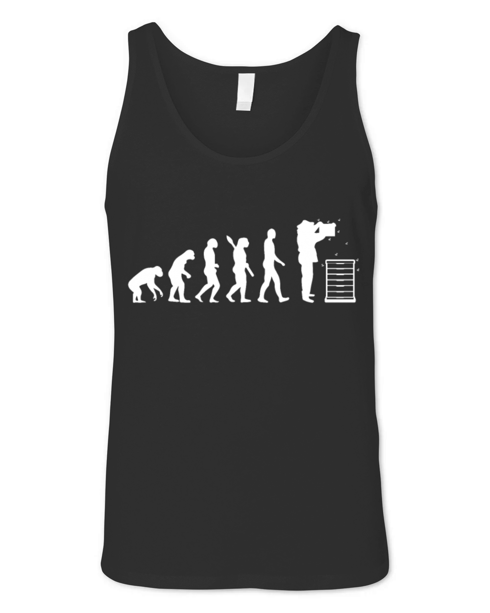 Beehive Apiculture Honey Evolution Of Beekeeper Unisex Jersey Tank
