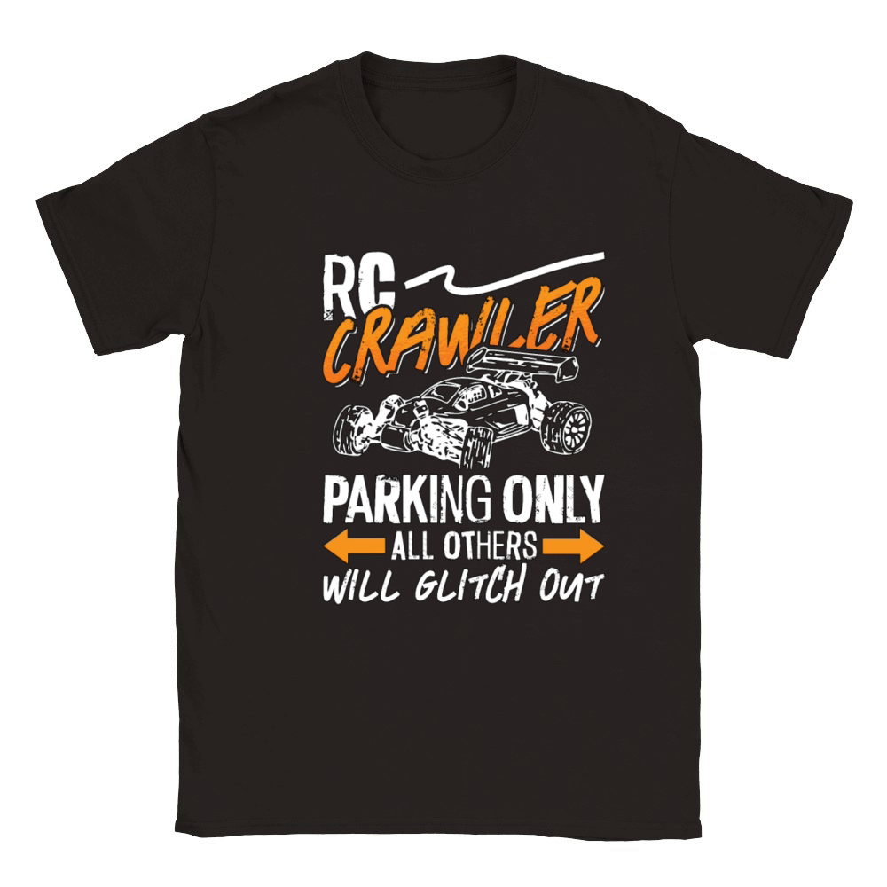 RC Model Racing RC Crawler Parking Only Model Car Classic Kids Crewneck T-shirt