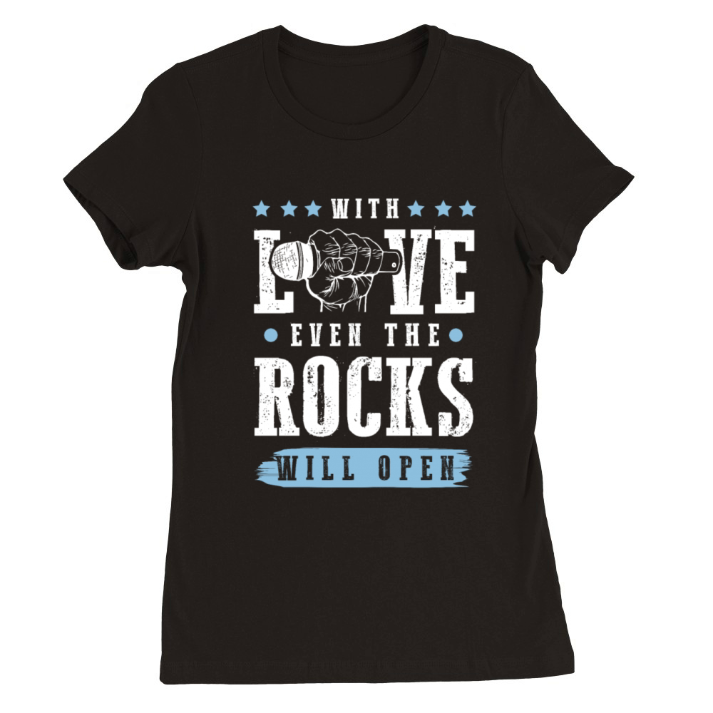 rock music Premium Womens Crewneck T-shirt