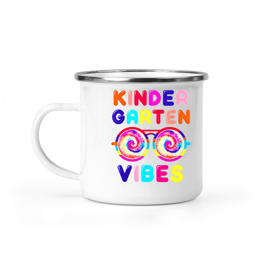 Back To School Kindergarten Tie Dye Sunglasses Camping Mug