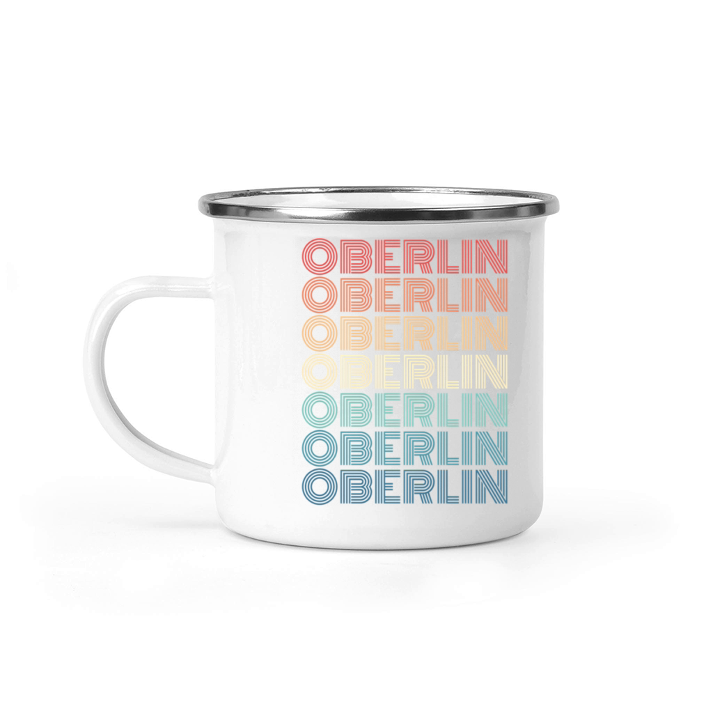 Oberlin Ohio 80S Style Camping Mug