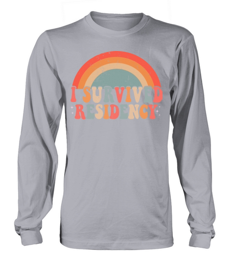 I Survived Residency Groovy Residency Graduation Long sleeved Unisex