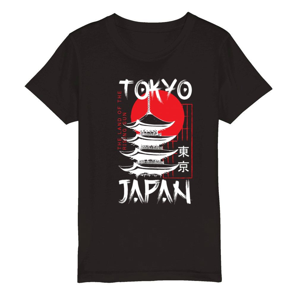 Tokyo Art Organic Kids Crewneck T-shirt