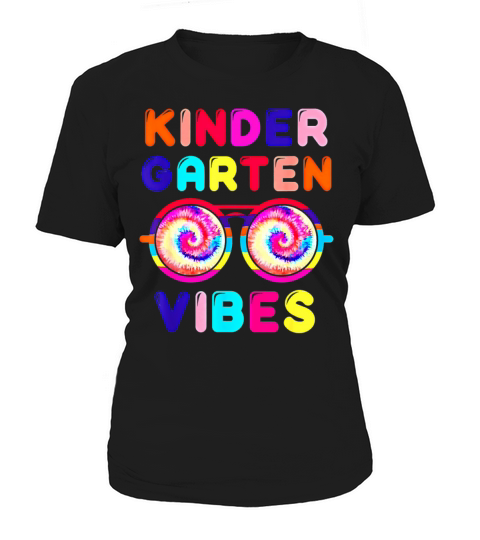 Back To School Kindergarten Tie Dye Sunglasses Women's T-Shirt