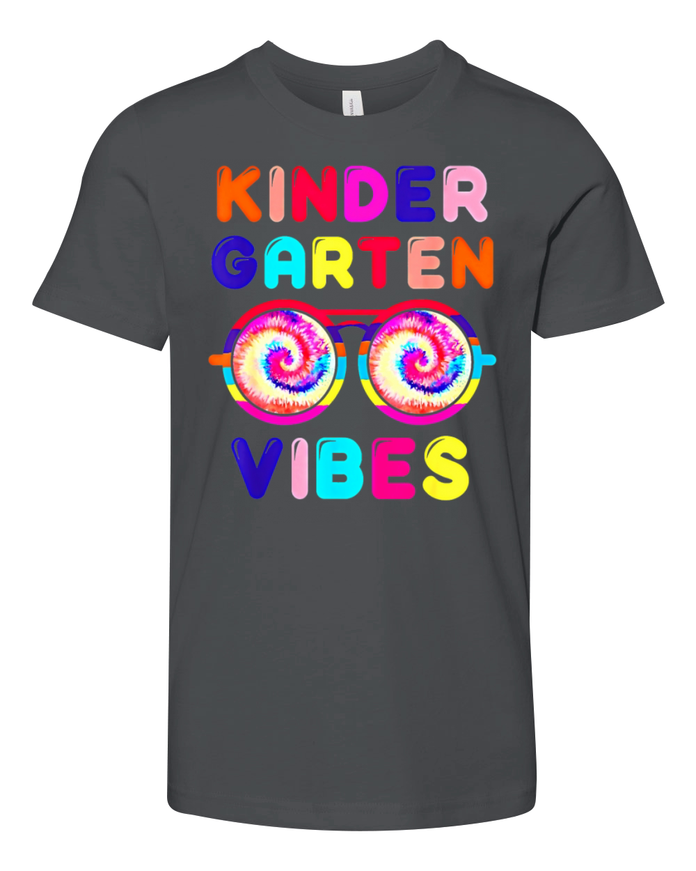 Back To School Kindergarten Tie Dye Sunglasses Youth Unisex Jersey Tee