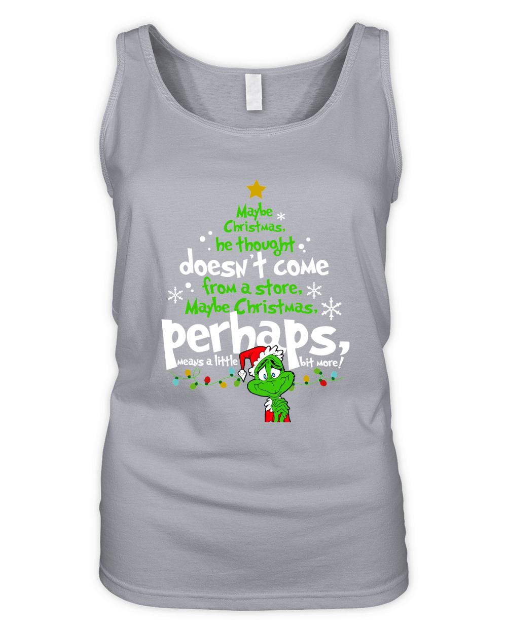 Maybe Christmas Perhaps Means A Little Bit More Womens Organic Women's Tank Top