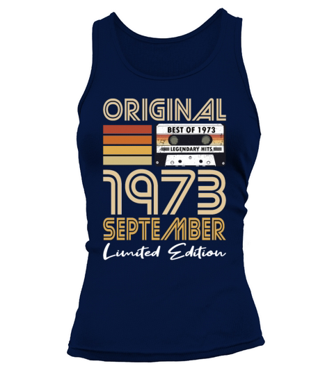 50th birthday september 1973 original 1973 Tank top Woman