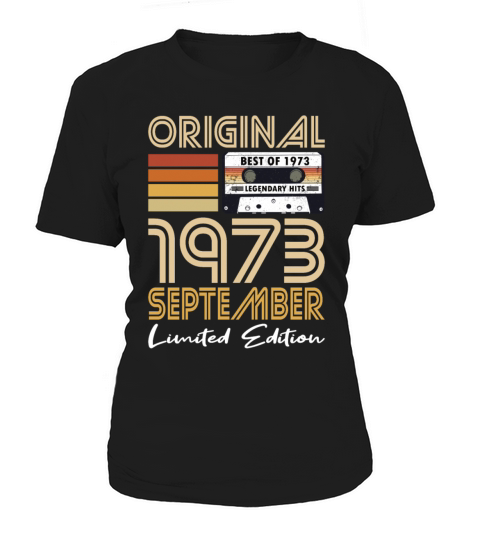 50th birthday september 1973 original 1973 Women's T-Shirt
