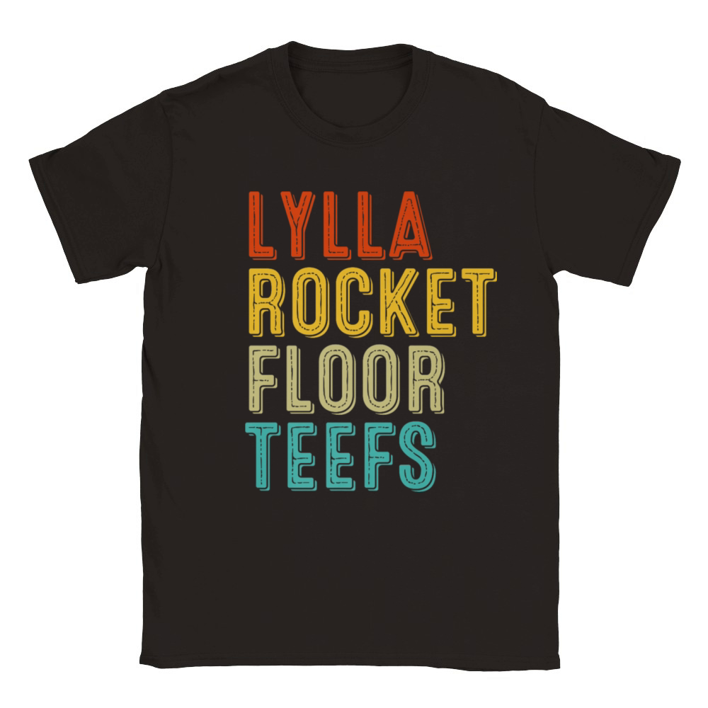 Lylla Rocket Floor Teefs Funny Quotes Classic Kids Crewneck T-shirt