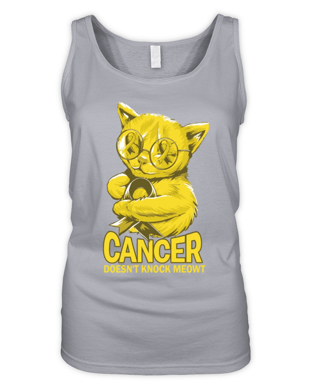 Cancer Doesnt Knock Sarcoma Bone Cancer Organic Women's Tank Top