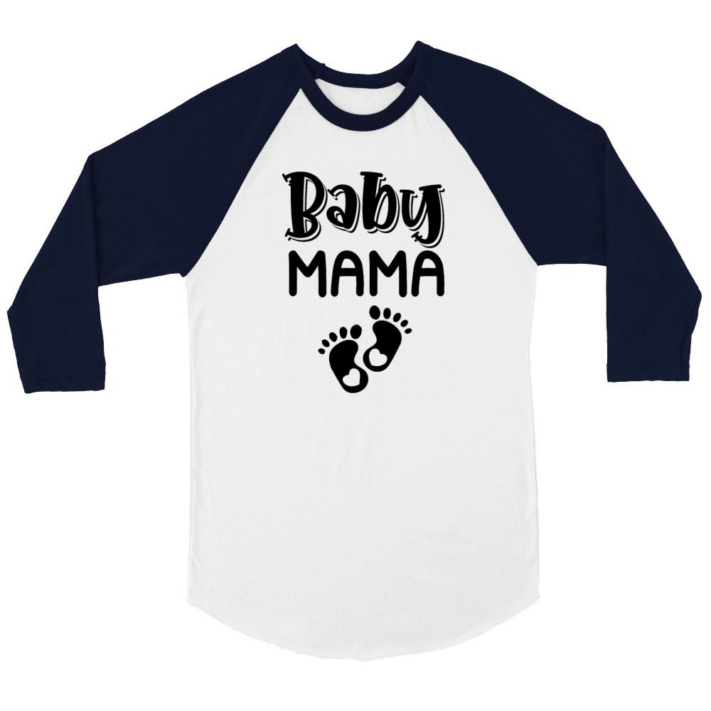 baby mommy Unisex ¾ sleeve Raglan T-shirt