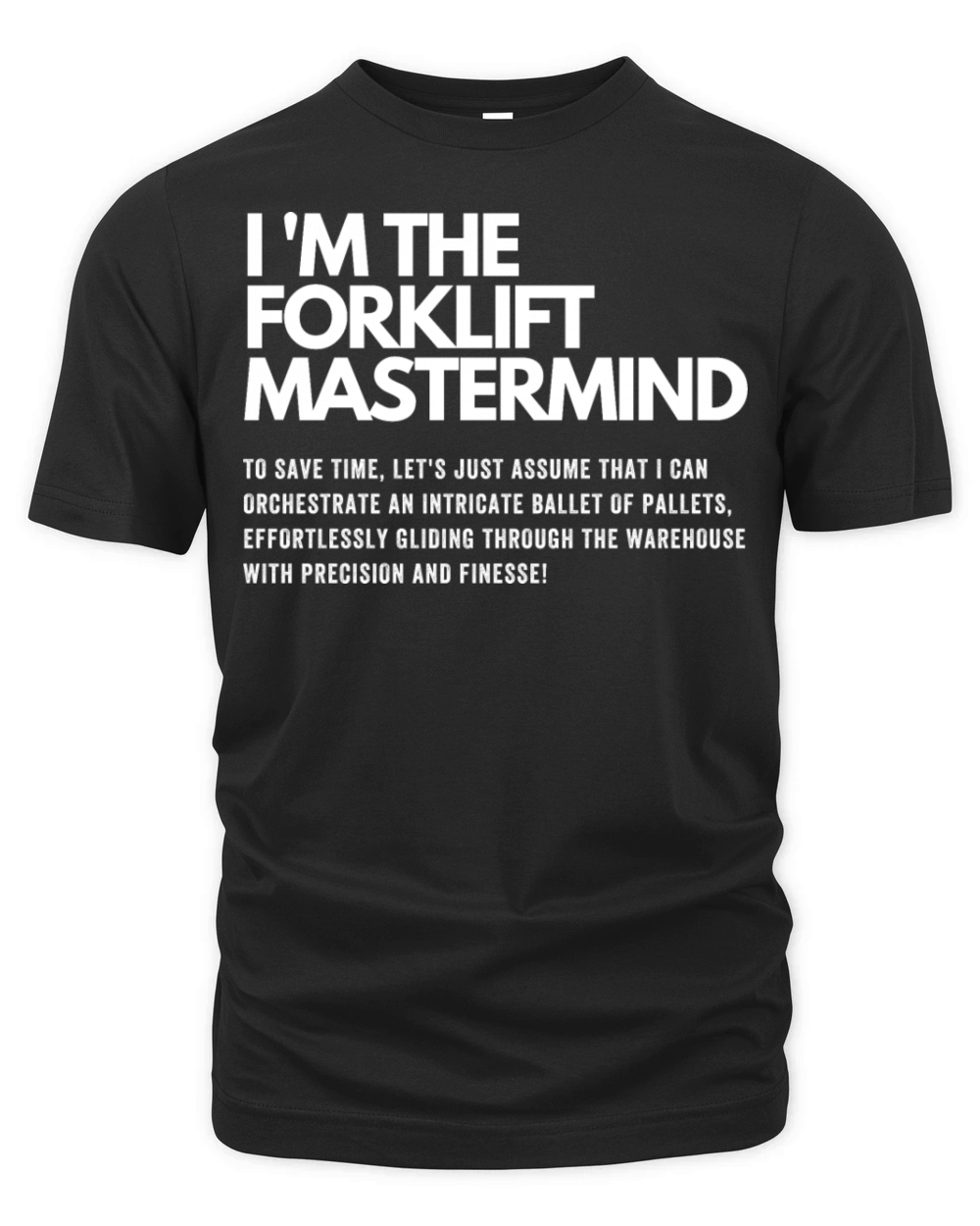 fuuny forklift mastermind certified memes Organic Unisex T-shirt