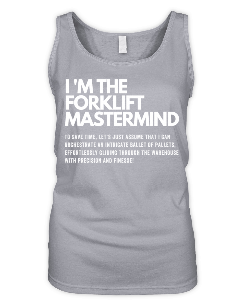 fuuny forklift mastermind certified memes Organic Women's Tank Top