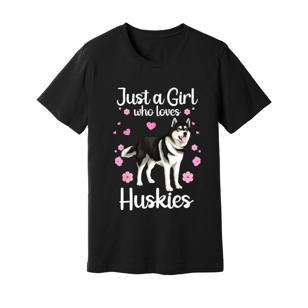 Funny Siberian Husky Dog Lovers For Women Girls Unisex Jersey Tee