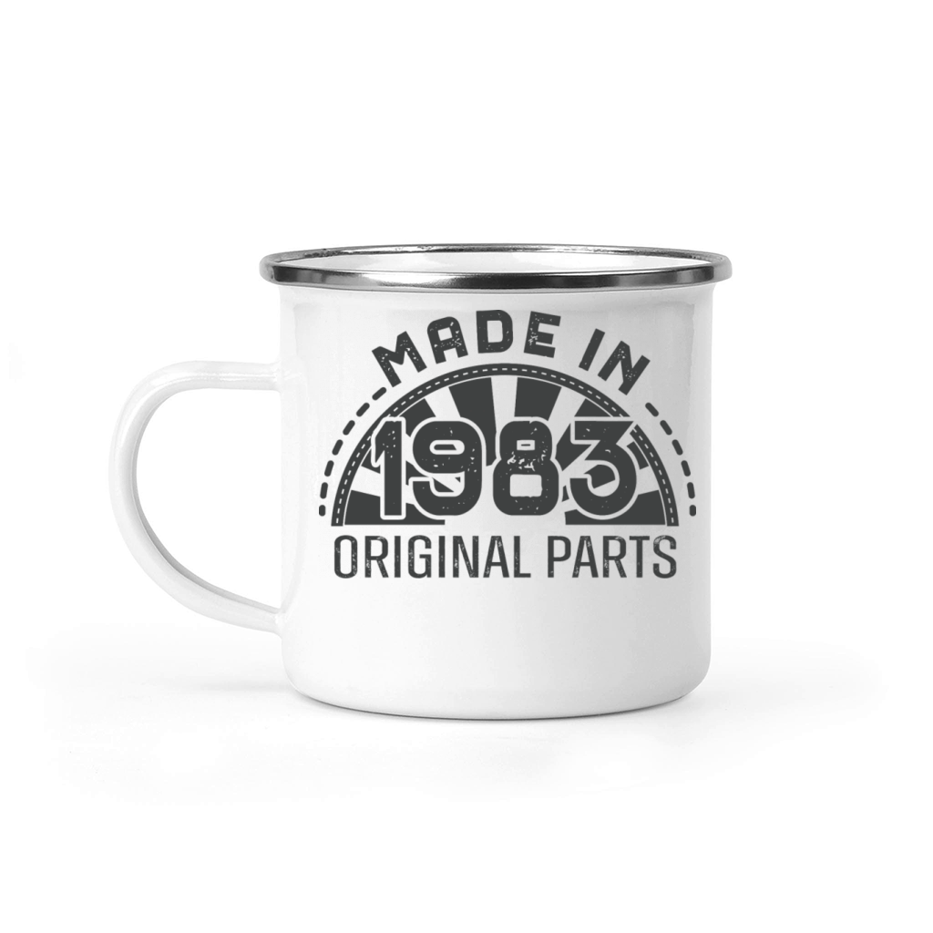 Made In 1984 39th Birthday Vintage Camping Mug