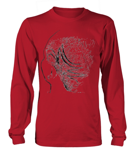 Woman s head figure Long sleeved Unisex