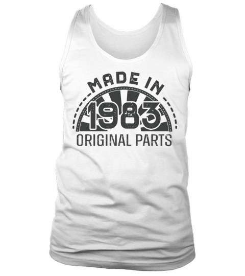 Made In 1984 39th Birthday Vintage Tank Top Unisex