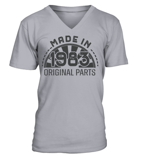 Made In 1984 39th Birthday Vintage V-Neck T-shirt