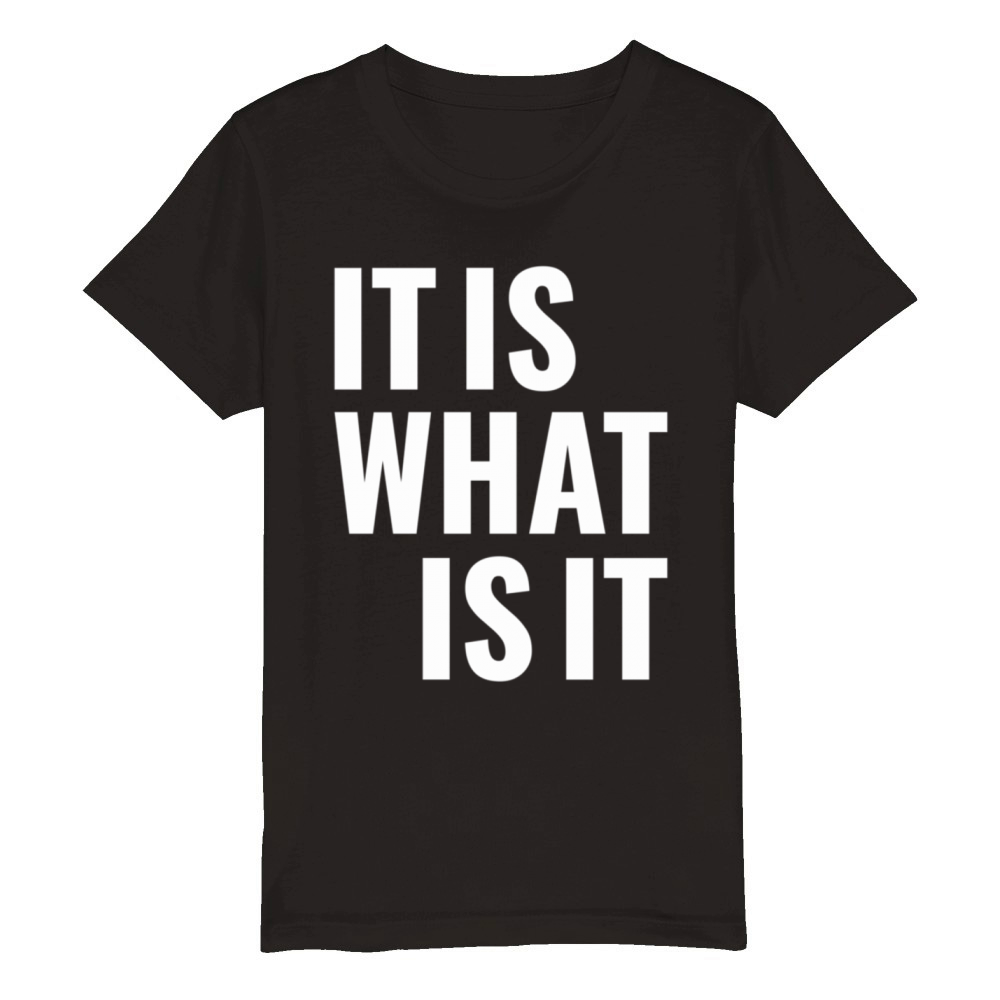 It Is W It Is Organic Kids Crewneck T-shirt